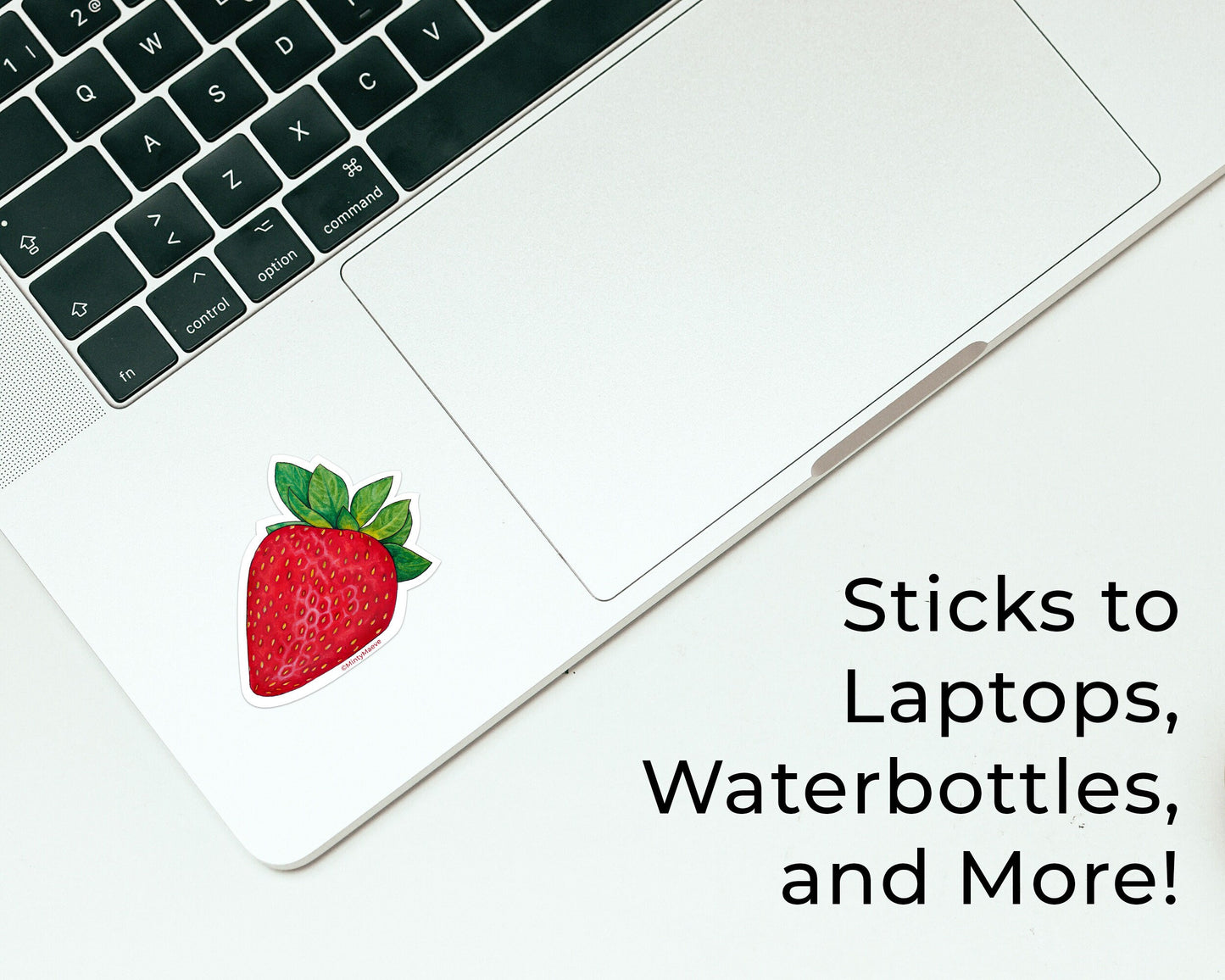 Strawberry Waterproof Sticker