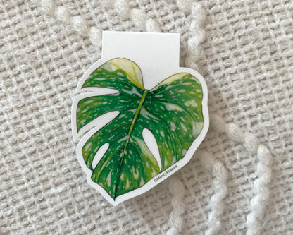 Monstera Magnetic Bookmark