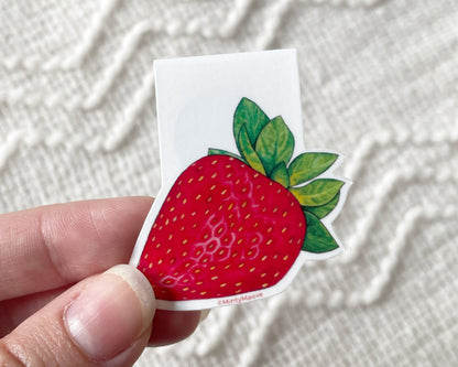 Strawberry Magnetic Bookmark