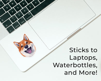 Shiba Inu Waterproof Sticker