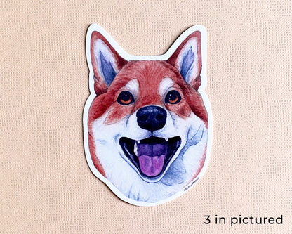 Shiba Inu Waterproof Sticker