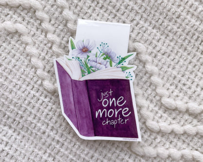 Just One More Chapter Magnetic Bookmark