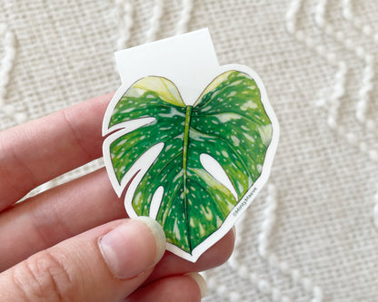 Monstera Magnetic Bookmark