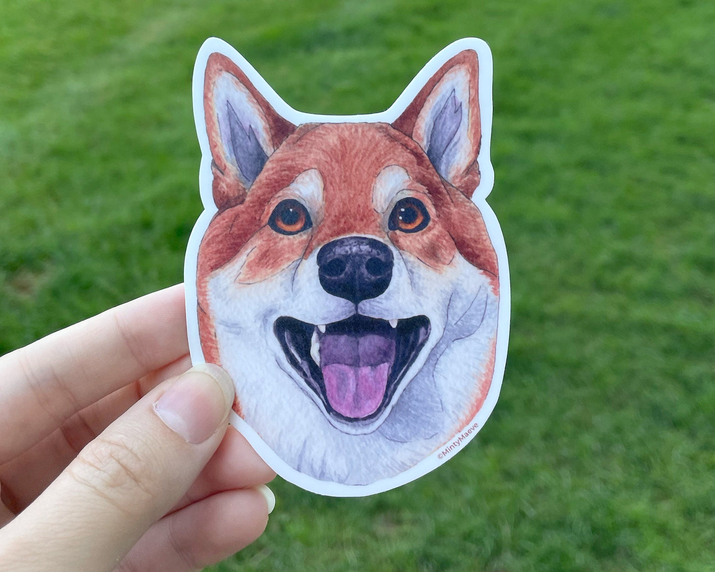 Shiba Inu Waterproof Sticker