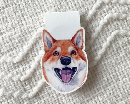 Shiba Inu Magnetic Bookmark