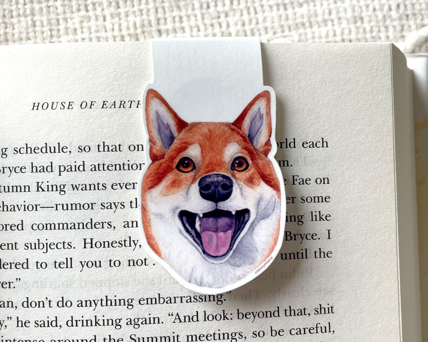 Shiba Inu Magnetic Bookmark