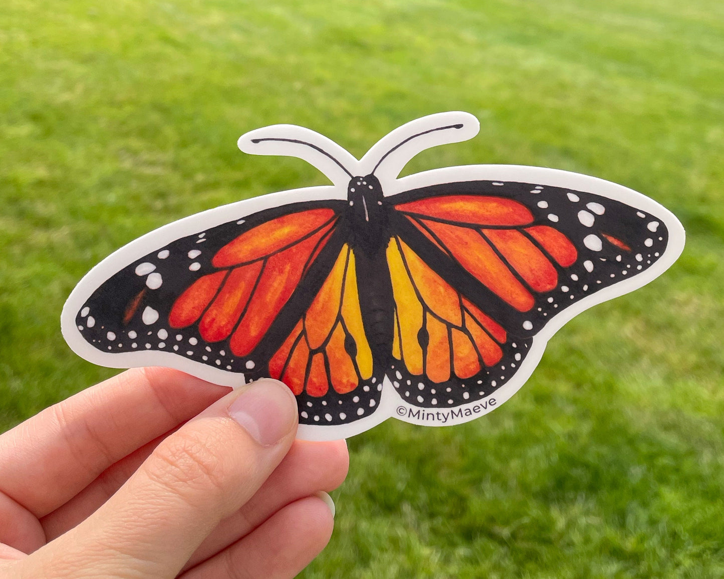 Monarch Butterfly Waterproof Sticker