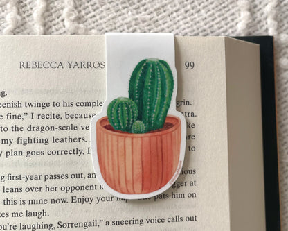 Cactus in Pot Magnetic Bookmark