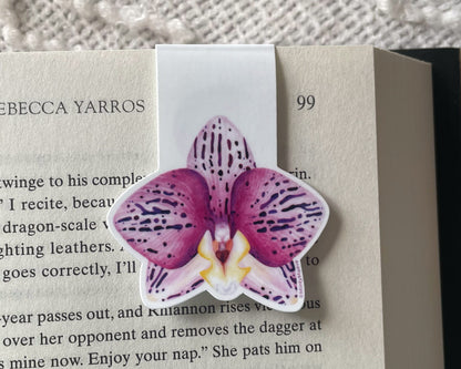 Orchid Magnetic Bookmark