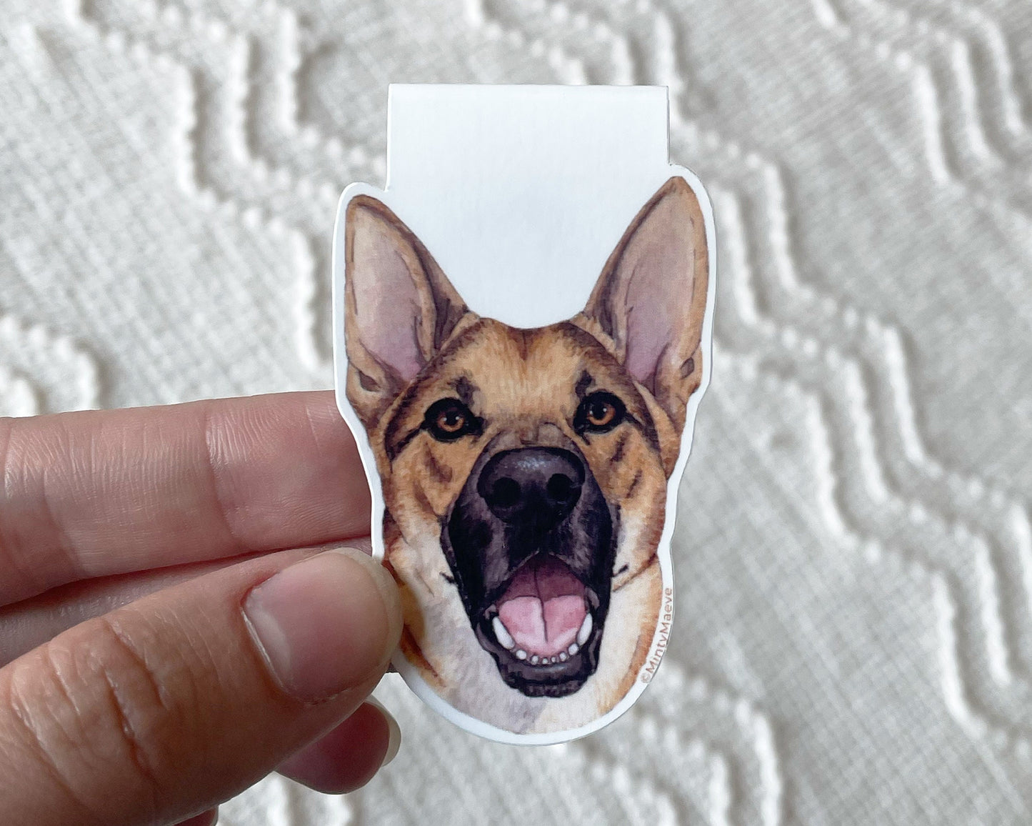 German Shepherd Magnetic Bookmark