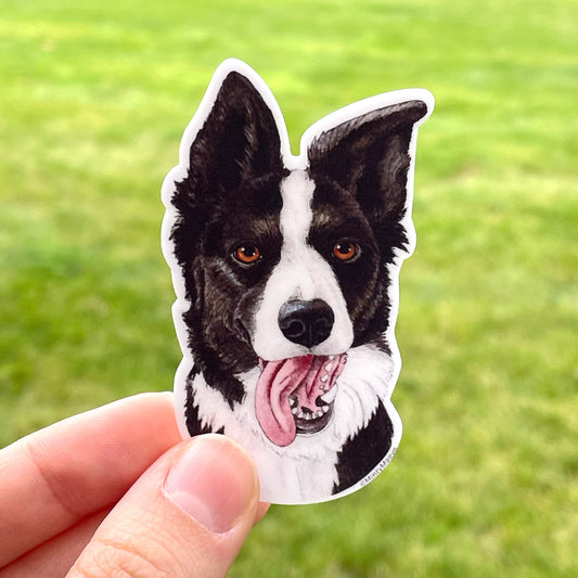 Border Collie Waterproof Sticker