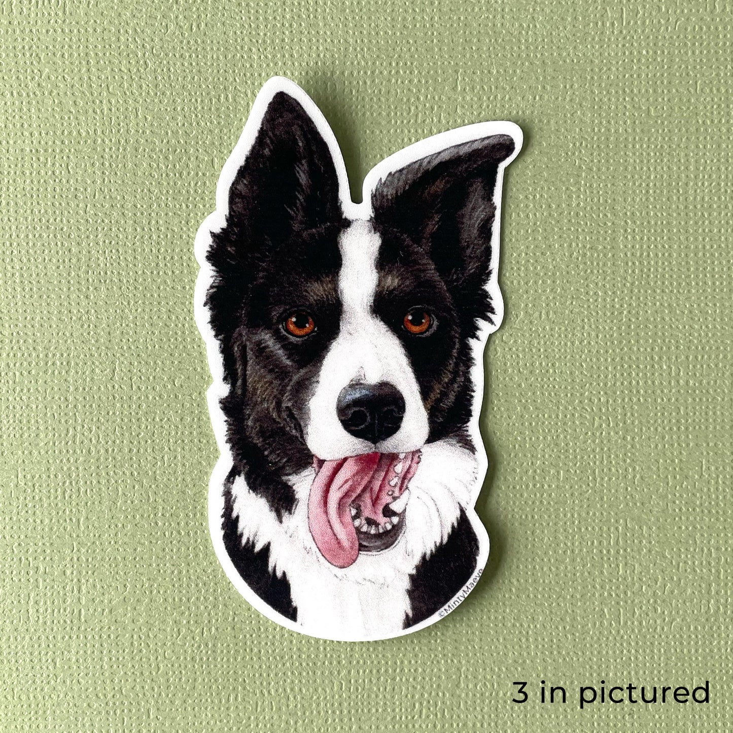 Border Collie Waterproof Sticker