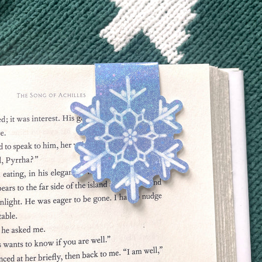 Winter Snowflake Magnetic Bookmark