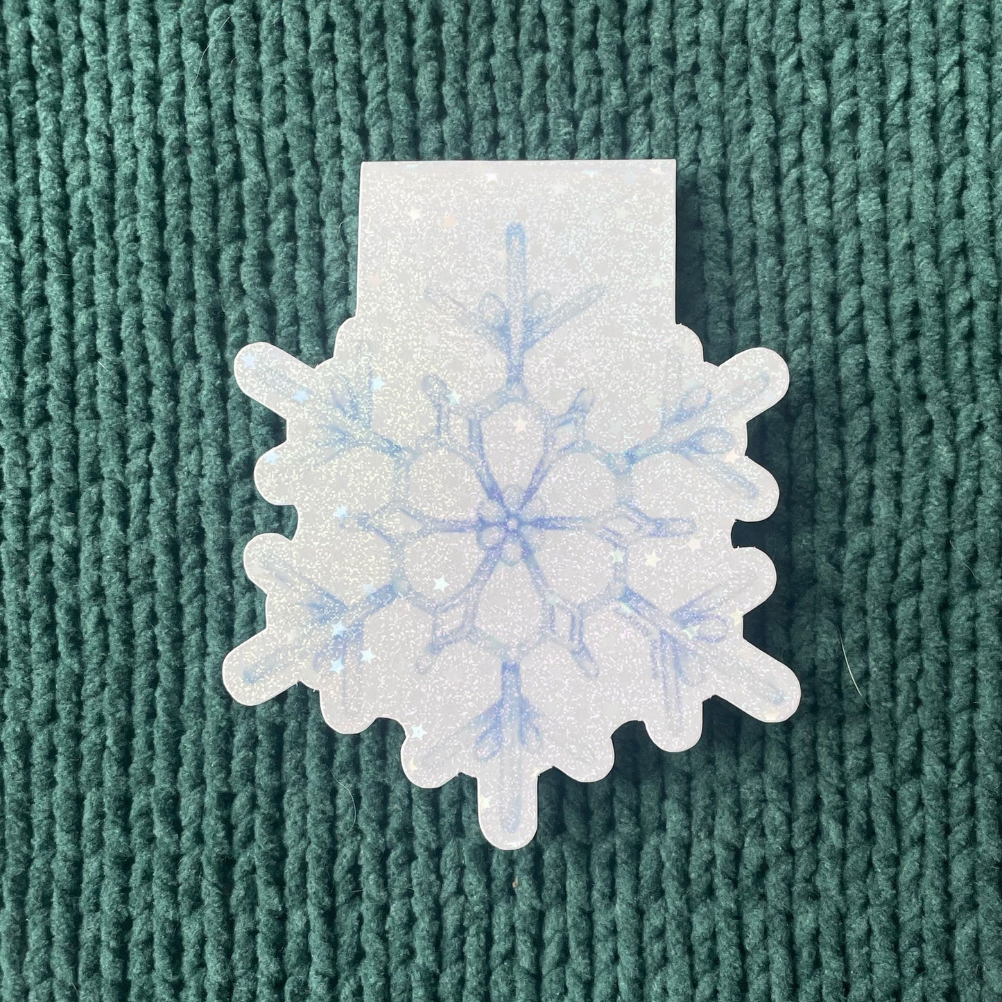 Winter Snowflake Magnetic Bookmark