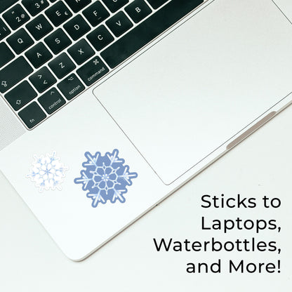 Snowflake Waterproof Sticker