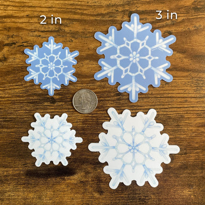 Snowflake Waterproof Sticker