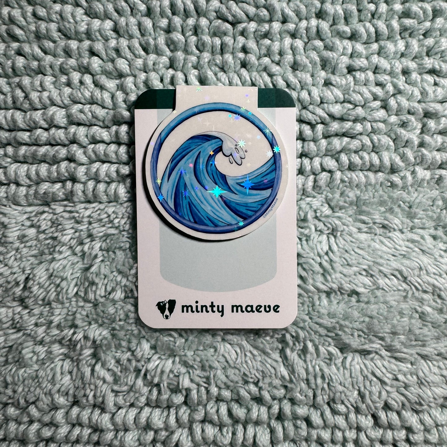 Ocean Wave Magnetic Bookmark