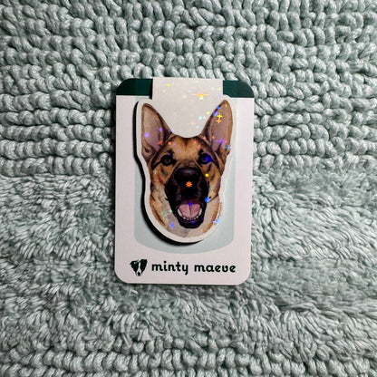 German Shepherd Magnetic Bookmark