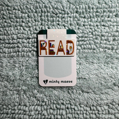 READ Bookshelf Magnetic Bookmark