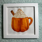 Pumpkin Spice Latte Original Watercolor Painting