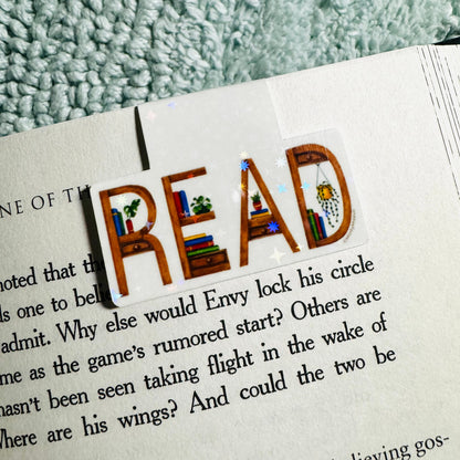 READ Bookshelf Magnetic Bookmark