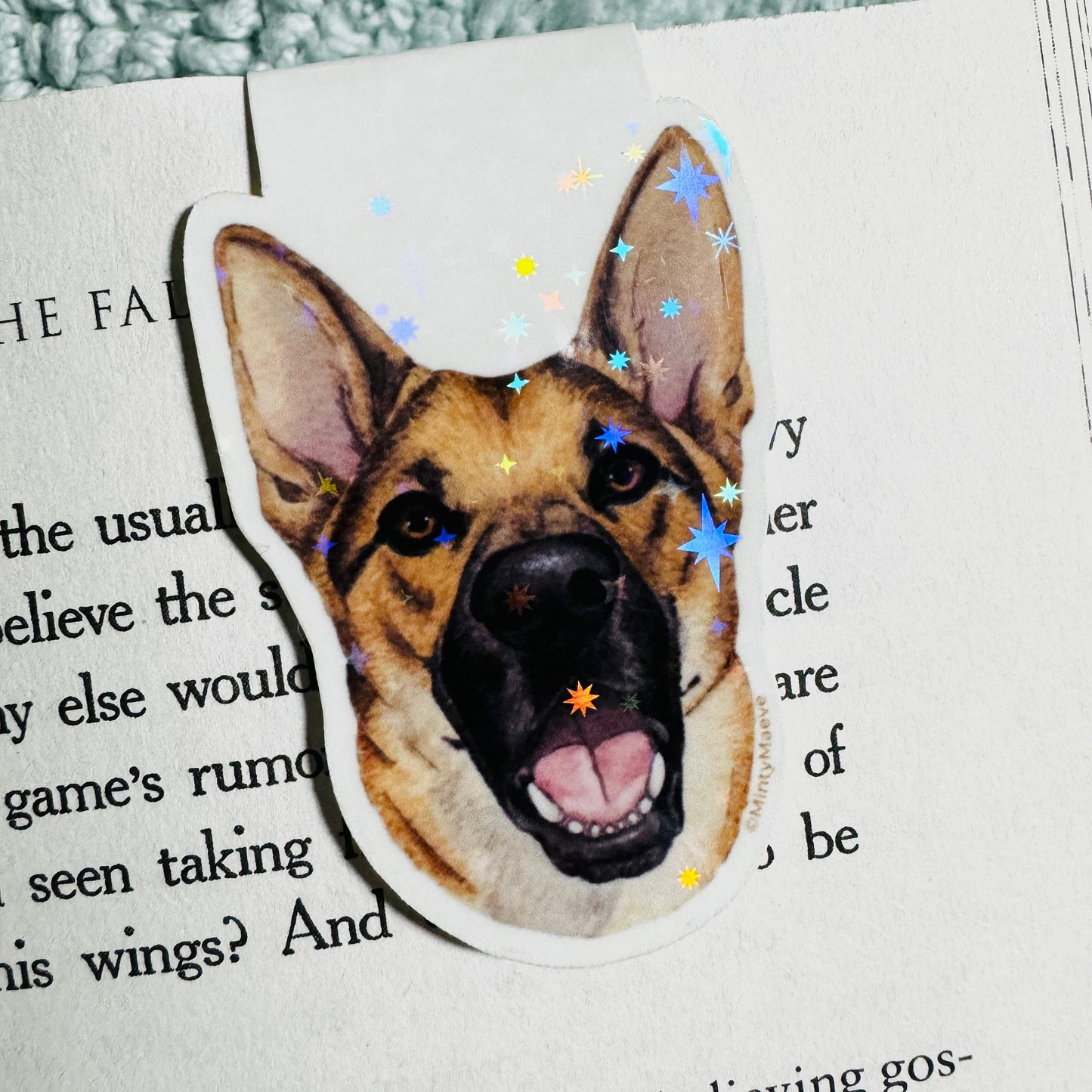 German Shepherd Magnetic Bookmark