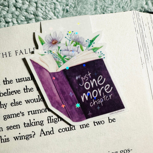 Just One More Chapter Magnetic Bookmark